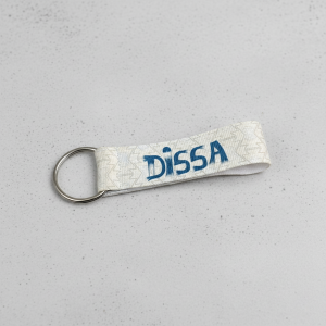 Llaveros en Cinta Poly  8,5cm de largo