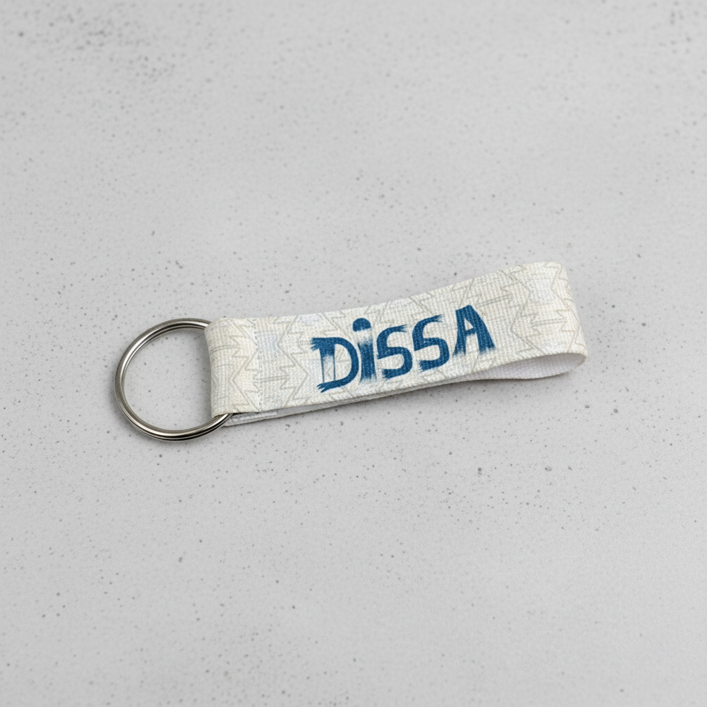 Llaveros en Cinta Poly 8,5cm de largo