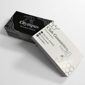 Tarjetas de presentación doble cara