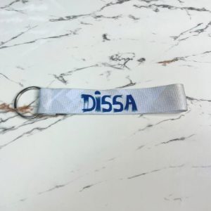 Docena Llaveros en Cinta Poly 13cm de largo